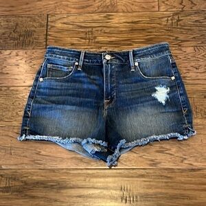 Good American Denim 3” Inseam High Rise Shorts Size 8/29